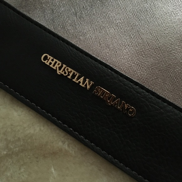 Payless Christian Siriano PinkBlack folder clutch - Picture 2 of 3